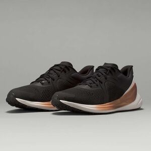 Lululemon Blissfeel Womens Running Shoe | Black / Rose Gold / Alpine White | 9.5